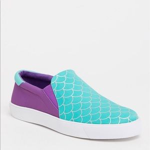 Torrid/Disney Little Mermaid slip on sneakers